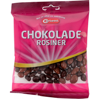 Carletti Chokoladerosiner 160g