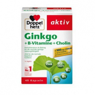 Doppelherz Ginkgo + B-vitamin 40 stk