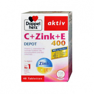 Doppelherz C+Zink + E 40stk