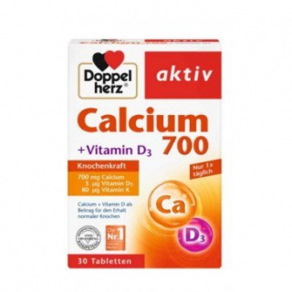 Doppelherz Calcium 700 + D3 30 stk