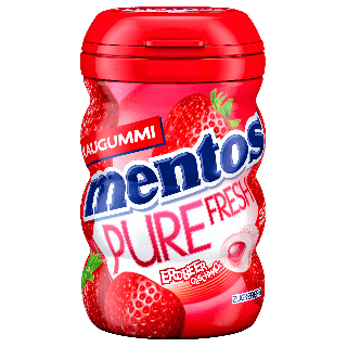 Mentos Gum Pure Fresh Jordbæ 70g