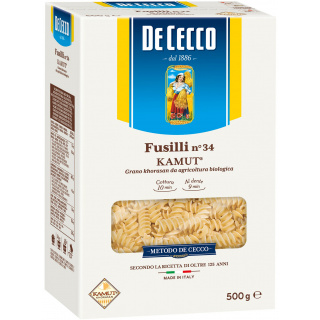 De Cecco Bio Fusilli Kamut Nr.34 500g