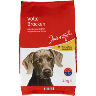 Jeden Tag Hund Fuldfoder m/okse & fjerkræ 4kg