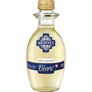 Medinet Blanc Halbtrocken Demi Sec 10,5% 0,25l