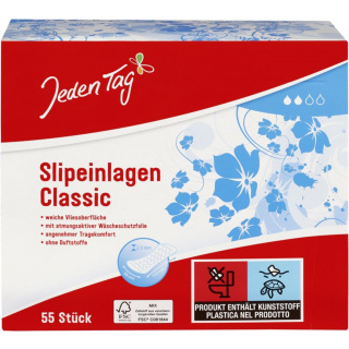 Jeden Tag Trusseindlæg Classic 55stk