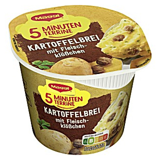 Maggi 5 Minuten Terrine Mashed Potatoes with Meatballs 46g