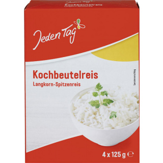 Jeden Tag Ris i kogepose 4x125g = 500g