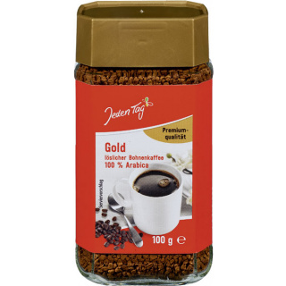 Jeden Tag Instant kaffe gold 100g