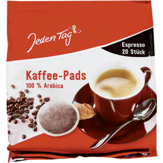 Jeden Tag Kaffepuder 100% arabica 20x7g