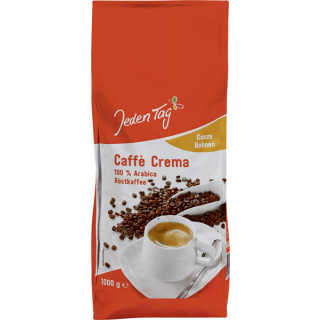 Jeden Tag Kaffe crema, hele bønner 1kg