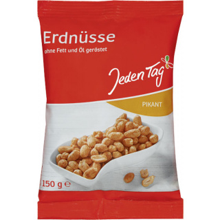 Jeden Tag Peanuts m. spice 150g