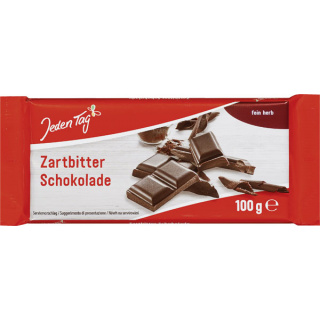 Jeden Tag Mørk chokolade 100g