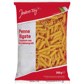 Jeden Tag Pasta Penne Rigate 500g