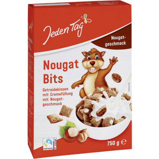 Jeden Tag Morgenmad m. Nougat Bits 750g