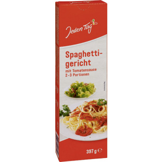 Jeden Tag Spaghetti m. tomatsauce 397g