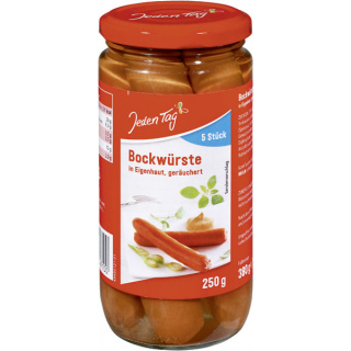 Jeden Tag Bockwurst 250g