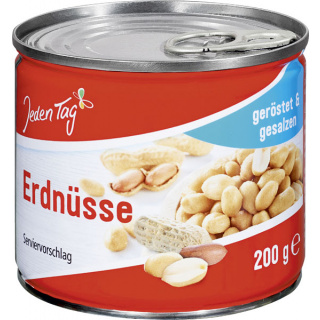 Jeden Tag Peanuts ristede & saltede 200g