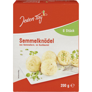 Jeden Tag Kartoffelboller (Knödel) m. hvidløgssmør 6stk 200g