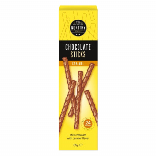 Nordthy Chokolade Sticks Karamel 65g