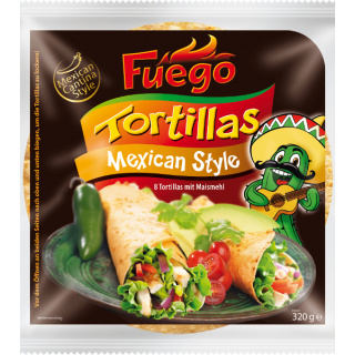 Fuego Tortillas Mexican Style 320g