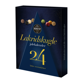 Nordthy Julekalender Lakridskugler 260g