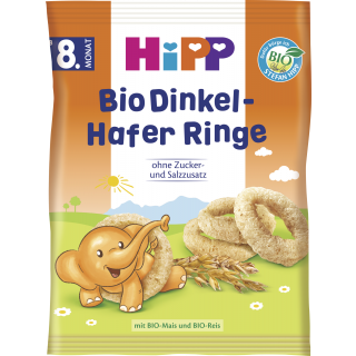 Hipp Bio Spelt Havre Ringe 30g