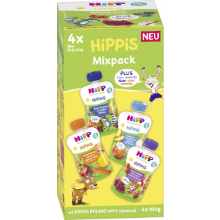 Hipp Bio Hippis Mixpack Frugt 4X100g