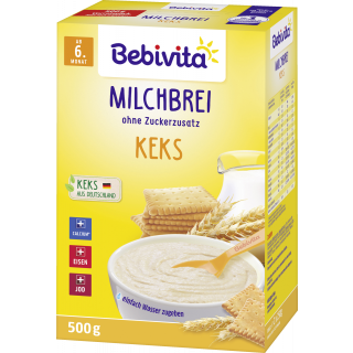 Bebivita Mælkegrød Kiks 500g