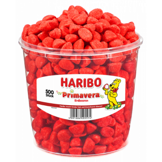 Haribo Primavera Jordbær 1,15 kg 500st