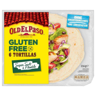 Old El Paso Tortillas Glutenfree 216g