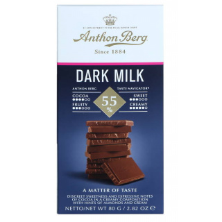 Anthon Berg A Matter Of Taste Dark Milk 55% 80G