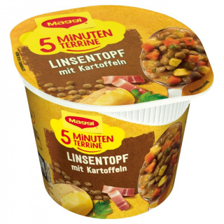 Maggi 5 Minuten Terrine Lentil Stew with Potatoes 49g