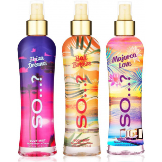 So…? Summer Escapes Pack of 3 different 200 ml 