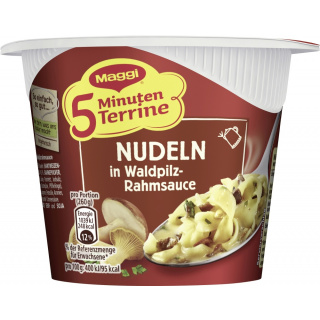 Maggi 5 Minuten Terrine Pasta In Wild Mushroom Cream Sauce 56g