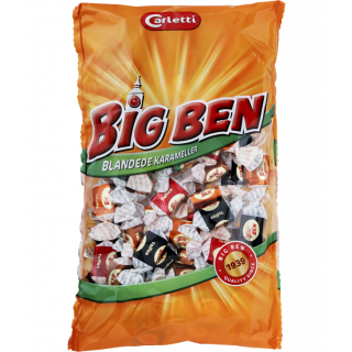 Carletti Big Ben Blandede Karameller 400g