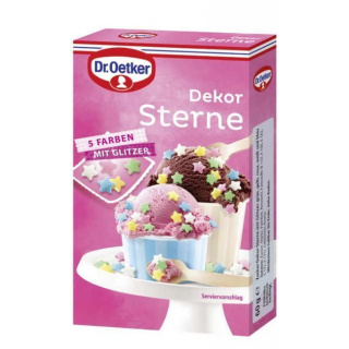 Dr. Oetker Dekor Sterne 60 g