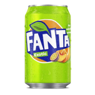 Fanta Exotic 24X0,33l (Bedst før 12.2023)