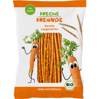 Freche Freunde Bio Kringle Sticks Gulerod 75g