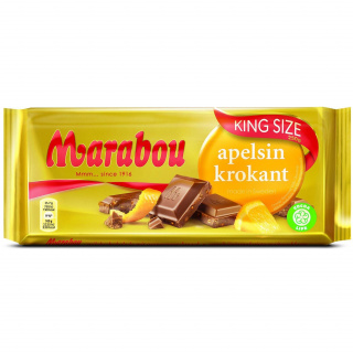 Marabou Appelsinkrokant 250g