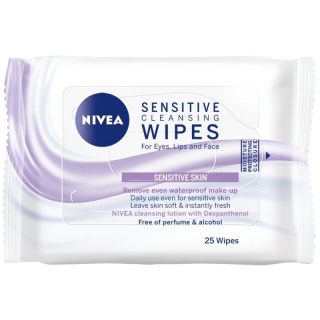 Nivea Ansigtsservietter Sens 25ml