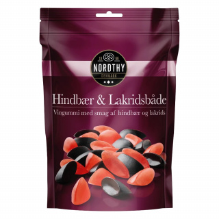 Nordthy Hindbær & Lakridsbåde 145g